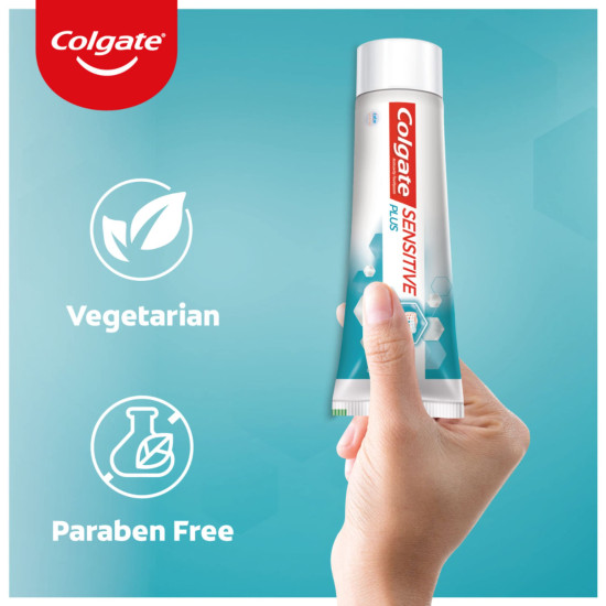 Colgate Sensitive Plus Sensitivity Relief Toothpaste for sensitive teeth, 210g (Buy 2, Get 1 Free) , with Pro Argin formula for Instant Relief from tooth sensitivity