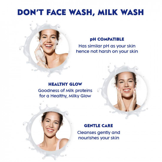 NIVEA Women Face Care Combo, Milk Delights Honey Face Wash 100 Ml (Pack Of 2) With Wildcraft Face Mask, 3 Pieces