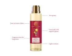 Forest Essentials After Bath Oil Nargis | Ayurvedic Scented Natural After Shower Oil | For Nourished & Moisturised Skin