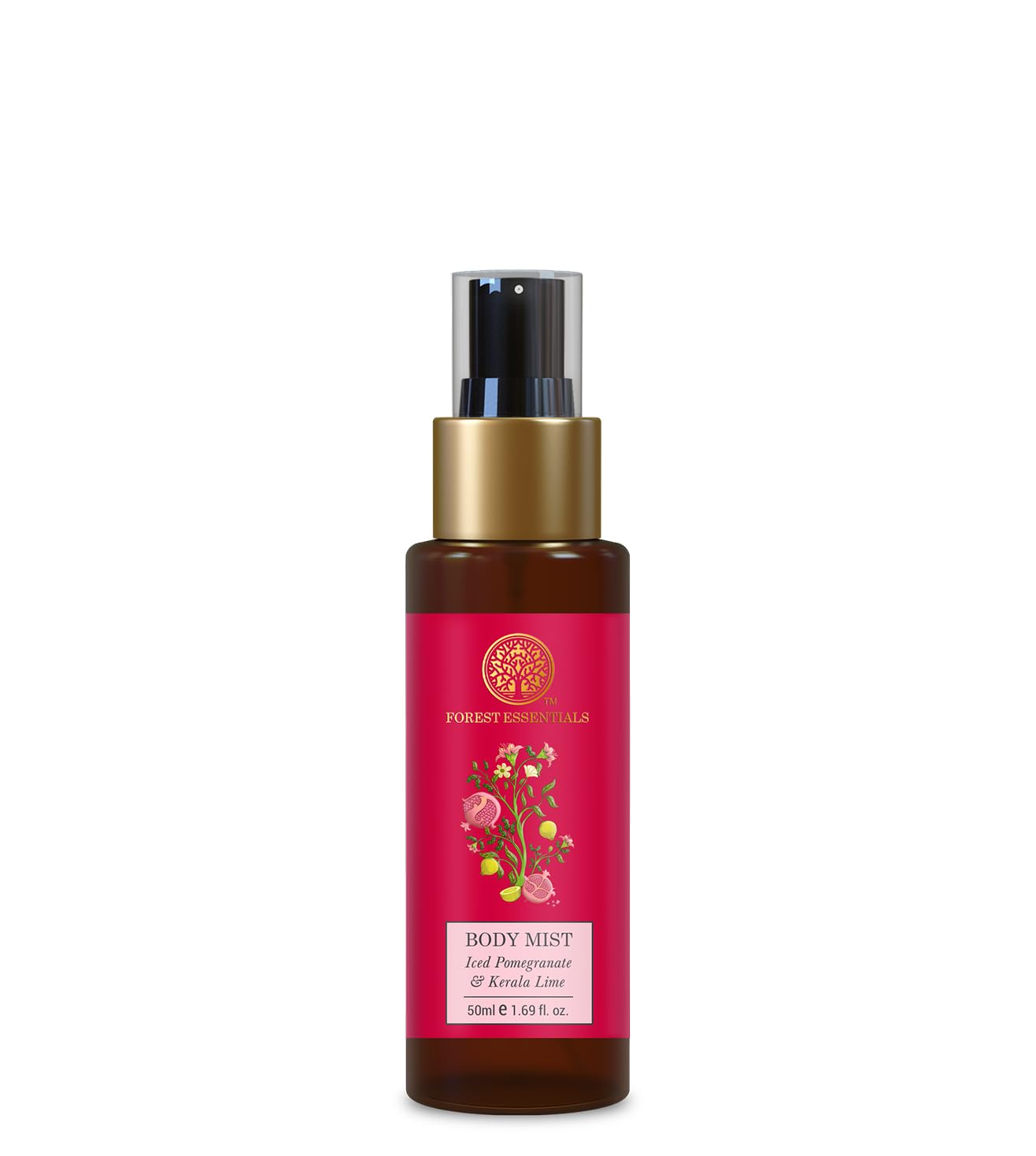 Forest Essentials Travel Size Body Mist Iced Pomegranate Kerala