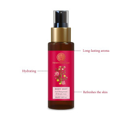 Forest Essentials Travel Size Body Mist Iced Pomegranate & Kerala Lime | Natural & Hydrating Body Spray For Men & Women | Luxury Citrus Fragrance | 50 ml