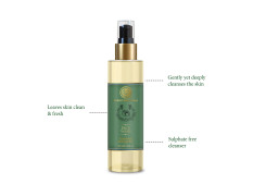 Forest Essentials Facial Cleanser Sandalwood & Orange Peel | Ayurvedic Face Wash For Dry, Normal, Combination/Oily Skin | Controls Oil | Natural Gel Based Face Wash | For Men & Women | 130 ml