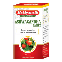 Baidyanath Asli Ayurved Ashwagandha Tablet I Immunity Booster I Antioxidant I Rejuvenate Mind & Body I 60 Tablets (Pack Of 2)