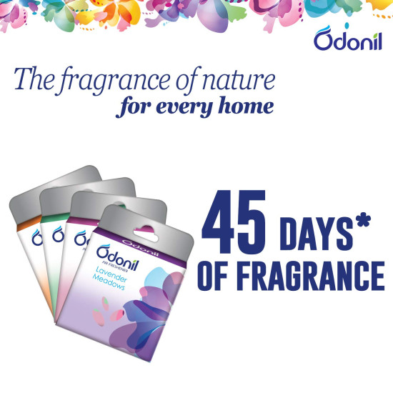 Odonil Bathroom Air Freshener Blocks Mix - 75gm (Buy 3 Get 1 Free) (Pack of 3)