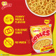 Saffola Oodles, Instant Noodles, Ring Shape, Yummy Masala Flavour, No Maida, Whole Grain Oats, 46 grams Pouch