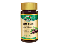 Zandu Lean & Slim | Enriched With The Goodness Of 6 Herbs To Help You In Weight Loss Journey | Acts As A Metabolism Booster & Supports Weight Management, (60 Caps), Pack of 1