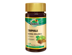 Zandu Triphala Capsules, Supports Bowel Wellness & Healthy Gut, Helps to Boost Immunity & Useful for Digestion, Antioxidant Properties - 90 Veg Capsules