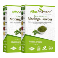 Attar Ayurveda Pure Moringa Leaf Powder for Weight Loss -400 Grams