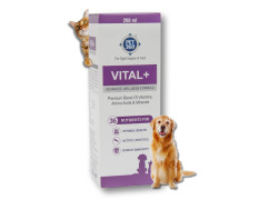 PET360 Vital+ Advanced Wellness Formula | Daily Multivitamin Syrup | Healthy Skin, Joints, Immunity & Growth | Nutritional Supplement for Dogs & Cats- 200 ml