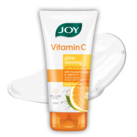 Joy Vitamin C Brightening Face Wash For Bright and Glowing Skin 150ml | Fades Blemishes and Restores Skin Barrier | Gentle Cleanser for All Skin Types