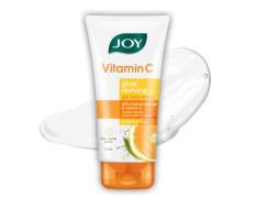 Joy Vitamin C Brightening Face Wash For Bright and Glowing Skin 150ml | Fades Blemishes and Restores Skin Barrier | Gentle Cleanser for All Skin Types
