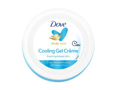 Dove Body Love Cooling Gel Crème Paraben Free, 48hrs Moisturisation with Plan Based moisturiser, Non Oily Feel, Refreshed Hydrated Skin 145g