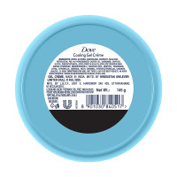 Dove Body Love Cooling Gel Crème Paraben Free, 48hrs Moisturisation with Plan Based moisturiser, Non Oily Feel, Refreshed Hydrated Skin 145g