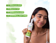 Mamaearth Ubtan Foaming Face Wash with Turmeric and Saffron for Tan Removal - 150ml Brightens Skin | Removes Tan | Gently Exfoliates