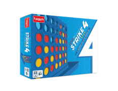 Funskool Games - Strike 4, Classic disc Dropping Game, Get 4 in a Row, Connect Game, 2 Players, 6 & Above