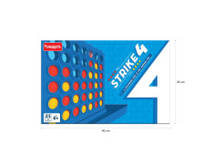Funskool Games - Strike 4, Classic disc Dropping Game, Get 4 in a Row, Connect Game, 2 Players, 6 & Above