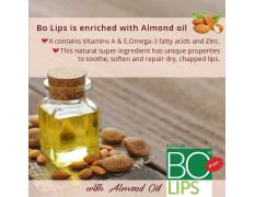 BOROLINE Bo Lips Nourishing Lip Balm | Vanilla Flavour With Natural Almond Oil | For Glossy Soft Lips (Pack of 3)
