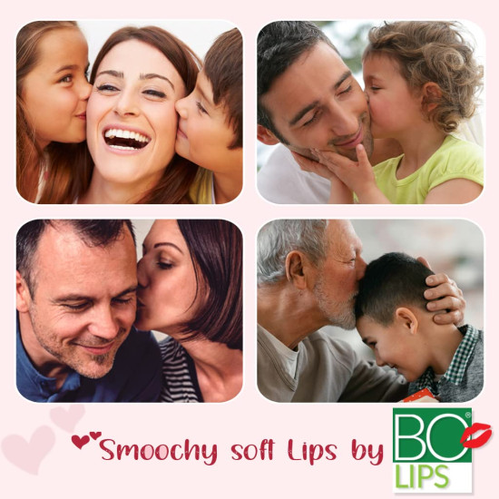 BOROLINE Bo Lips Nourishing Lip Balm | Vanilla Flavour With Natural Almond Oil | For Glossy Soft Lips (Pack of 3)