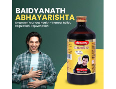 Baidyanath Abhayarisht | Useful in Piles, Constipation, Indigestion and Abdominal problems | (450 ml)