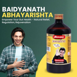 Baidyanath Abhayarisht | Useful in Piles, Constipation, Indigestion and Abdominal problems | (450 ml)