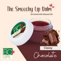 BOROLINE Bo Lips Nourishing Lip Balm | Chocolate Flavour With Natural Almond Oil | For Glossy Soft Lips (Pack of 3)