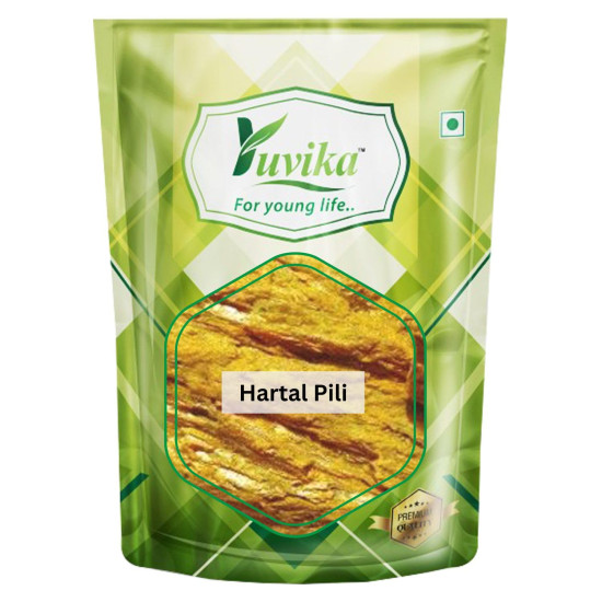 YUVIKA Hartal Pili - Hartaal Pili - Hadtaal Pili - Hartal Yellow (200 Grams)