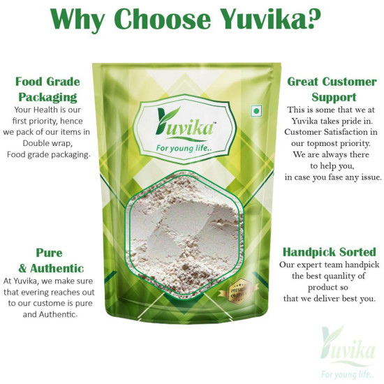 Yuvika Safeda Kashgari Powder - Barytes Powder - Zinc Oxide 100 Grams