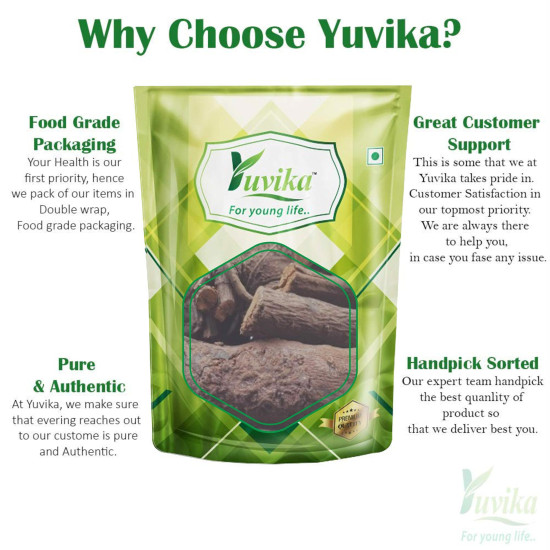 YUVIKA Chitrak Mool - Chitrak Jadd - Chita Jadd - Plumbago Indica - Plumbago zeylanica (200 Grams)