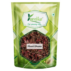 Yuvika Phool Dhawa - Dhawai Flower - Woodfordia Fruticosa - Anogeissus Latifolia - Dhataki Phool 100 Grams