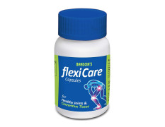 Bakson Flexicare Capsules For Strengthening Bones, Joints & Connective Tissues | Reduces Inflammation, Joint Stiffness, Improves Joint Mobility & Relieves Pain For Men & Women (30 Capsules)