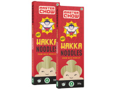 MasterChow Chinese Veg Hakka Noodles - Pack of 2 | No Preservatives | 100% Atta | No Maida, Not Fried | Serves 10 Meals - 600gms