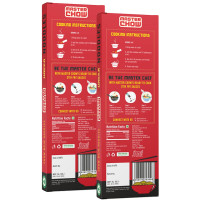 MasterChow Chinese Veg Hakka Noodles - Pack of 2 | No Preservatives | 100% Atta | No Maida, Not Fried | Serves 10 Meals - 600gms