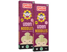 MasterChow Healthy Wheat Udon Noodles - Pack of 2 | 100% Whole Wheat | No Maida, Not Fried | Serves 4-5 Meals | 600gms