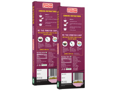 MasterChow Healthy Wheat Udon Noodles - Pack of 2 | 100% Whole Wheat | No Maida, Not Fried | Serves 4-5 Meals | 600gms