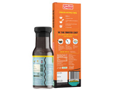 MasterChow Ramen Soup Noodle Pack - Ramen Noodles (300g) and Holy Basil Kinky Korean (220g) Cooking Sauce | No Artificial Color | Fresh From the Kitchen | Serves 4-5 Meals