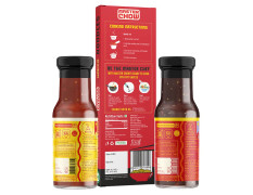 MasterChow Sweet and Spicy Noodle Pack - Hakka Noodles (300g) + Chilli & Garlic Bang Bang (220g)+ Sweet & Spicy Delhi Belly (220g) cooking sauce | Serves 4-5 Meals