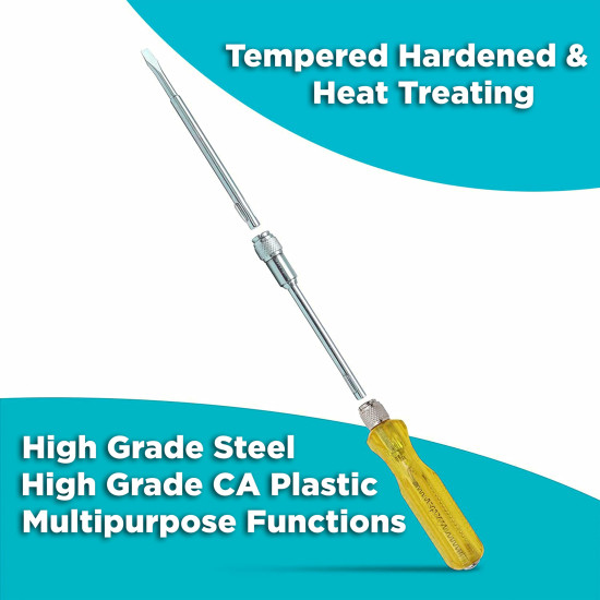 IONIX Tool Kit for Home | 1 Year Warranty | Screw Driver Kit, Combination Pliers, Nose Pliers, Wire Cutter, Includes 8-Piece Screwdriver Set (Pack of 4, Multicolor)