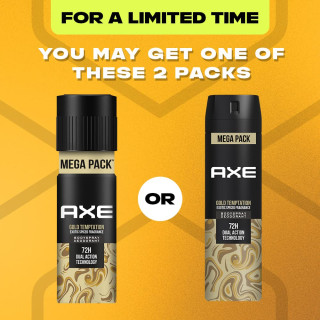 Axe Gold Temptation Long Lasting Deodorant Bodyspray For Men