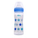 Chicco Well-Being 250 ml Feeding Plastic Bottle, Advanced Anti-Colic System, BPA Free, Hygienic Silicone Teat (Blue)