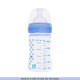 Chicco Well-Being 150 ml Feeding Plastic Bottle, Advanced Anti-Colic System, BPA Free, Hygienic Silicone Teat (Blue)