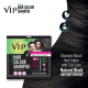 VIP Hair Colour Shampoo Men and Women Natural Black 20ml (Pack of 11)