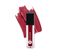 SUGAR Cosmetics Smudge Me Not Liquid Lipsticks for Women | Transferproof & Waterproof | Lasts 12+ Hours | Matte Lipstick | 1.1ml - 10 Drop Dead Red