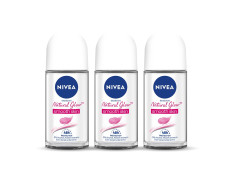 Nivea Deodorant Roll On, Whitening Smooth Skin For Women, 50ml (Pack Of 3)