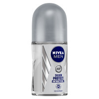 Nivea Silver Protect Deodorant Roll On for Men, 150 milliliters