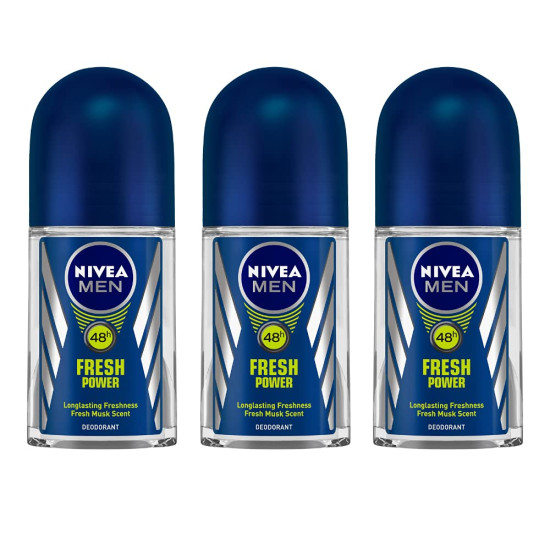 Nivea Fresh Power Deodorant Roll On for Men, 150 milliliters