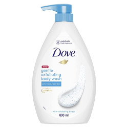 Dove Gentle Exfoliating Nourishing Body Wash 800 ml | Moisturizing Body Wash For Softer Skin | Dove Body Wash for Women & Men | Body wash for dry skin