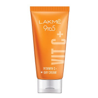 Lakme 9to5 1% Active Vitamin C+ Day Cream for Face | Face Cream for Bright, Glowing Skin | For Dry, Oily, Normal, Sensitive & Combination Skin | 50g