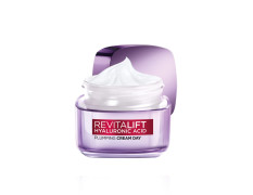 L'Oreal Paris Day Cream for Women, Hydrates and Replumps, For Radiant Skin, Revitalift Hyaluronic Acid, 15ml