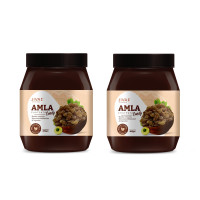 Jiva Amla Chatpata Candy 400gm | Rich In Dietary Fibres & Vitamin C, Boosts Immunity, Supports Healthy Digestion (Pack Of 2)