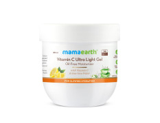 Mamaearth Vitamin C Ultra Light Gel Oil-Free Moisturizer For Face, Body and Hands; with Vitamin C & Aloe Vera Water for Glowing Hydration - 200 ml